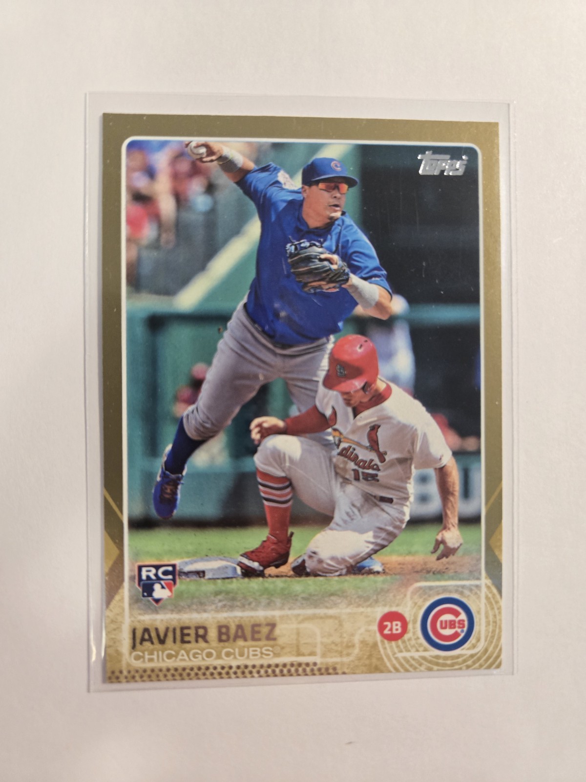 2015 Topps #315 Javier Baez Rookie RC Gold SP #/2015 ✨️ Cubs Tigers