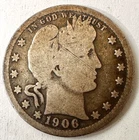 1906  BARBER QUARTER DOLLAR - Philadelphia