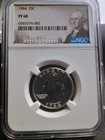 1964 25C Silver Washington Quarter NGC Proof 68 Ultra Cameo