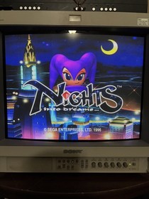 Nights Into Dreams (Sega Saturn) Big Box w/3D Control Pad Complete CIB Reg Card