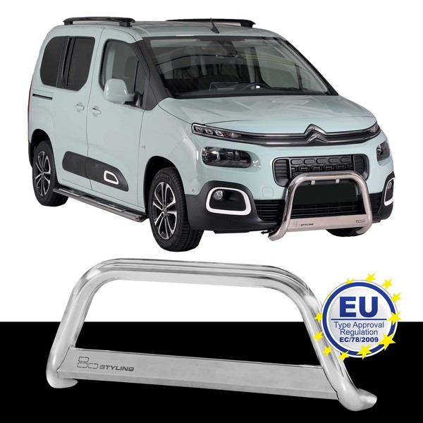 PersonenschutzbüGel Edelstahl Passend FüR Citroen Berlingo Ab 2018 Chrome-image