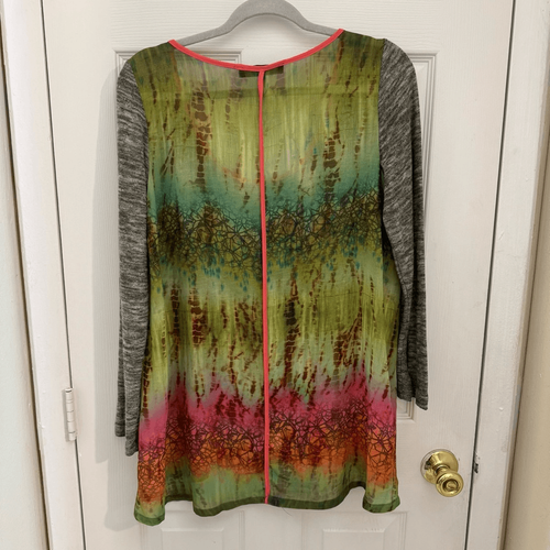 Poeme by Citron Santa Monica Batik Strickbluse Größe Medium künstlerisch bunt - Bild 2 von 7