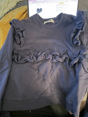 MSGM Women's ruffle Sweatshirt