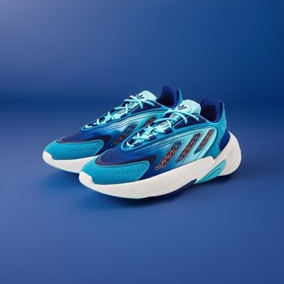 Adidas Ozelia EL C Kinder Schuhe Gr. 35 NEU Mädchen Sneaker türkis aqua babyblau