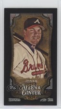 2024 Topps Allen & Ginter Mini Black Border Chipper Jones #159 HOF 0l1