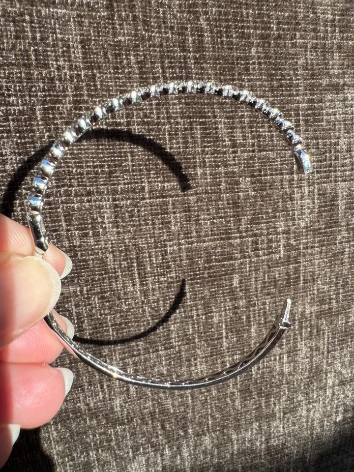 Lab Grown Ruby Bracelet Wedding Vintage Jewelry Her Gift 18k Polish 925 Silver - Image 3 of 3