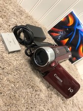 Canon VIXIA HF R20 Flash Memory Camcorder HD Video 28x Zoom Batt Chgr, Tested