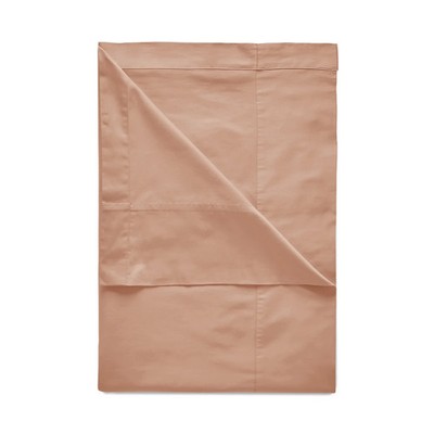 Bio Baumwollsatin Flachbettlaken Ton Rosa | Alle Größen | Neu | Dip & Doze