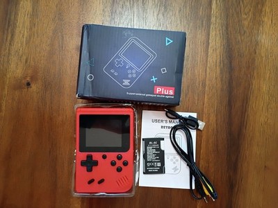 Game Box Plus Handheld Console   Retro Gaming System w/ 500 Preloaded Games