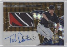 2021 Panini Spectra Rookie Jersey Gold Prizm 5/10 Tucker Davidson #146 Auto 0c6