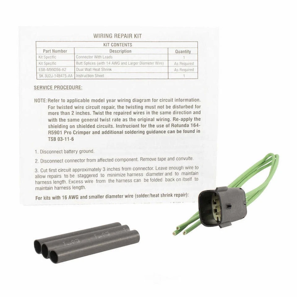 Conector pretensor cinturón seguridad Motorcraft WPT-1180 Foto 3 de 4