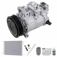 A/C Kit w/ AC Compressor Condenser Drier For Audi A3 Quattro