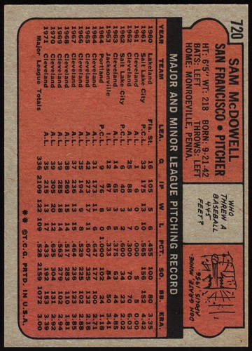 Tarjetas de béisbol 1972 Topps 601-787 (P-NM) - tú eliges - completa tu conjunto - Imagen 165 de 283