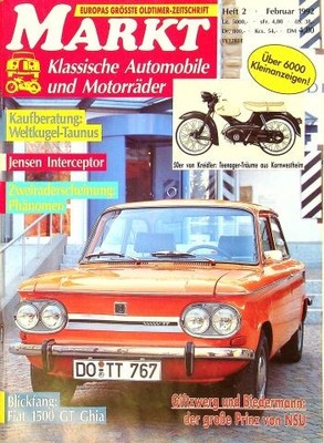 2) Oldtimer Markt 02/1992 - La Salle 303/8 mit 75PS  - Firmenportrait Lanz - ei