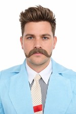 Men's Mustache Set Brown Cosplay Facial Hair M-1207