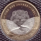 SWITZERLAND BIMETALLIC 10 FRANCS COIN 2026 HEDGEHOG ANIMAL OF THE YEAR  UNC RAR