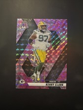 2025 Panini Mosaic Kenny Clark Pink Camo Prizm #84 Green Bay Packers