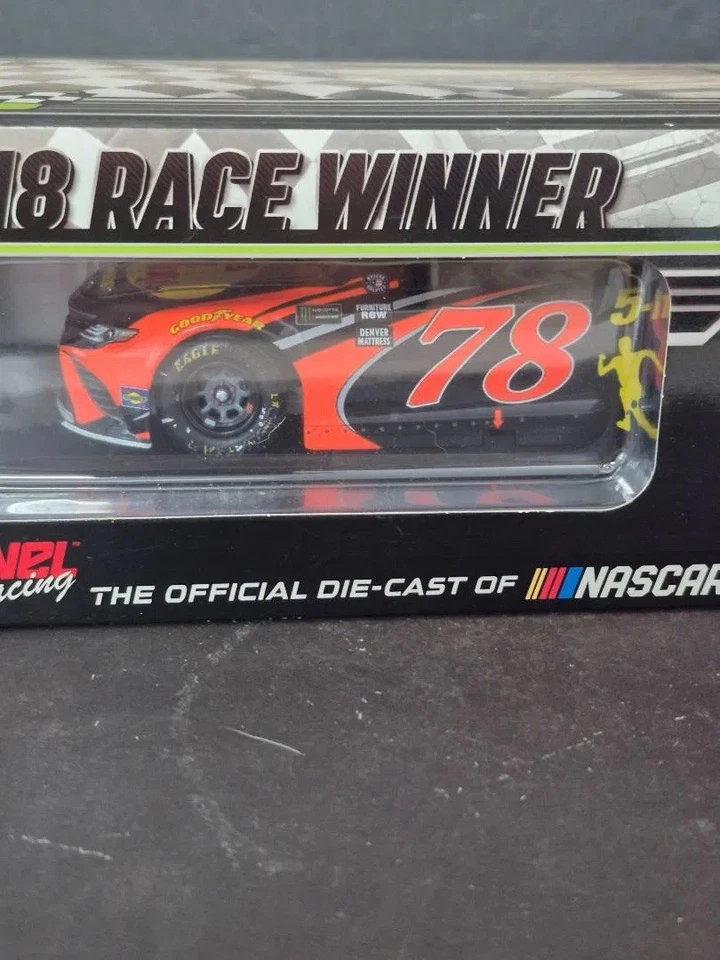 Muy Raro 2018 Martin Truex Jr #78 Bass Pro 5 Hour Energy Pocono Carrera Ganar 1/24 Foto 4 de 4