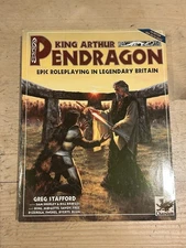 KING ARTHUR PENDRAGON ROLEPLAY RPG 4TH EDITION FANTASY 1993 RULE BOOK CHAOSIUM