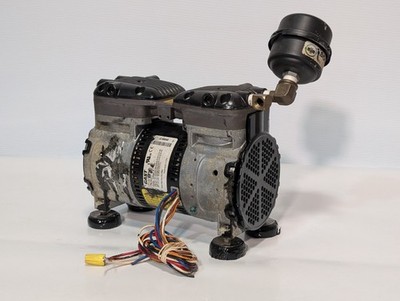 Gast 87R645-101-N470X Rocking Piston Air Compressor, 0.5hp, 30psi Max, 115/230v