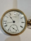 Antique 1889 Waltham Pocket Watch Gold Filled Springfield 20 Year Case Project