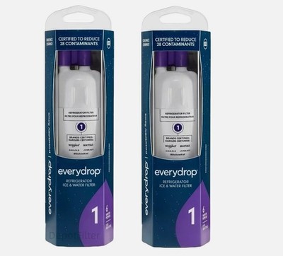 Best 2 pack ΕVΕRYDROP ΕDR1RXD1 Refrigerator Water Filter 1 Replacement Brand New