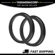 OD 76.1mm to ID 64.1mm Wheel Hub Centric Rings Black Polyautobonate