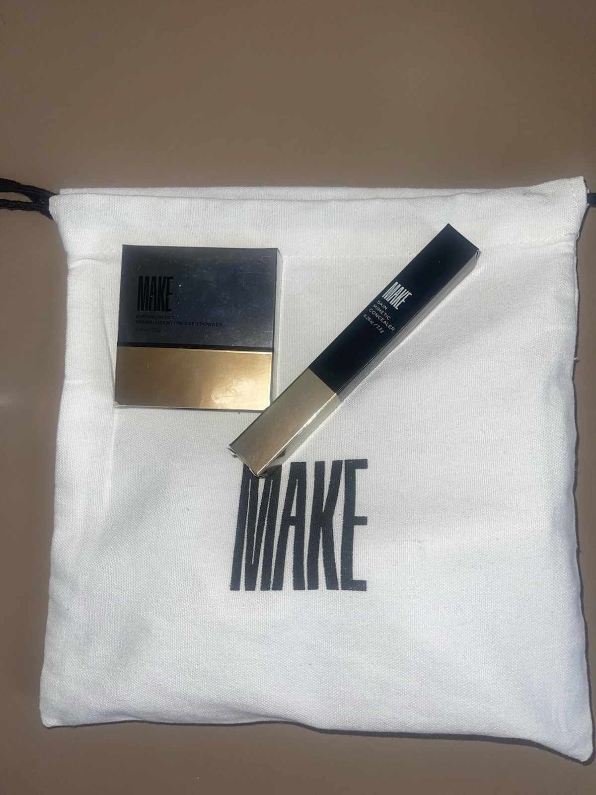 MAKE BEAUTY DIFFUSION SET Translucent Pressed Powder, mimetic concealer *new**