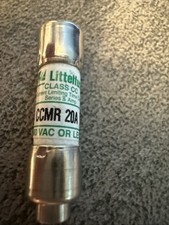 Box of 8 Littelfuse CCMR 20A Class CC Fuses, 600V