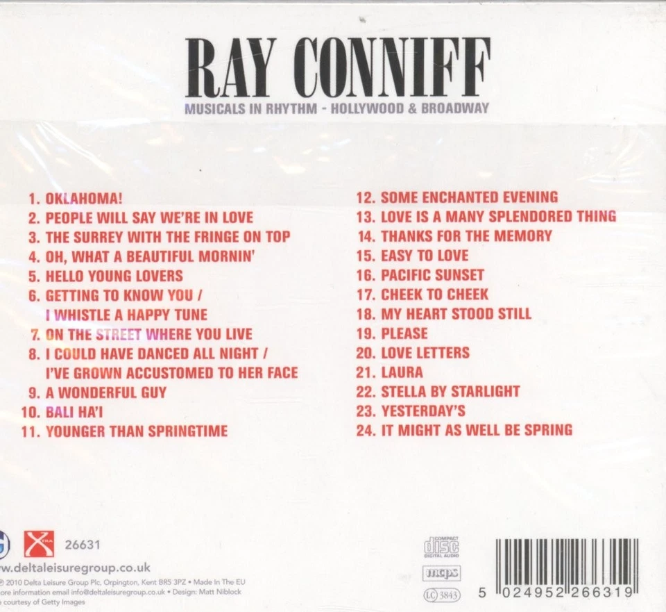 Ray Conniff Musicals In Rhythm - Hollywood & Broadway CD UK Delta 2010 Mit - Bild 2 von 2