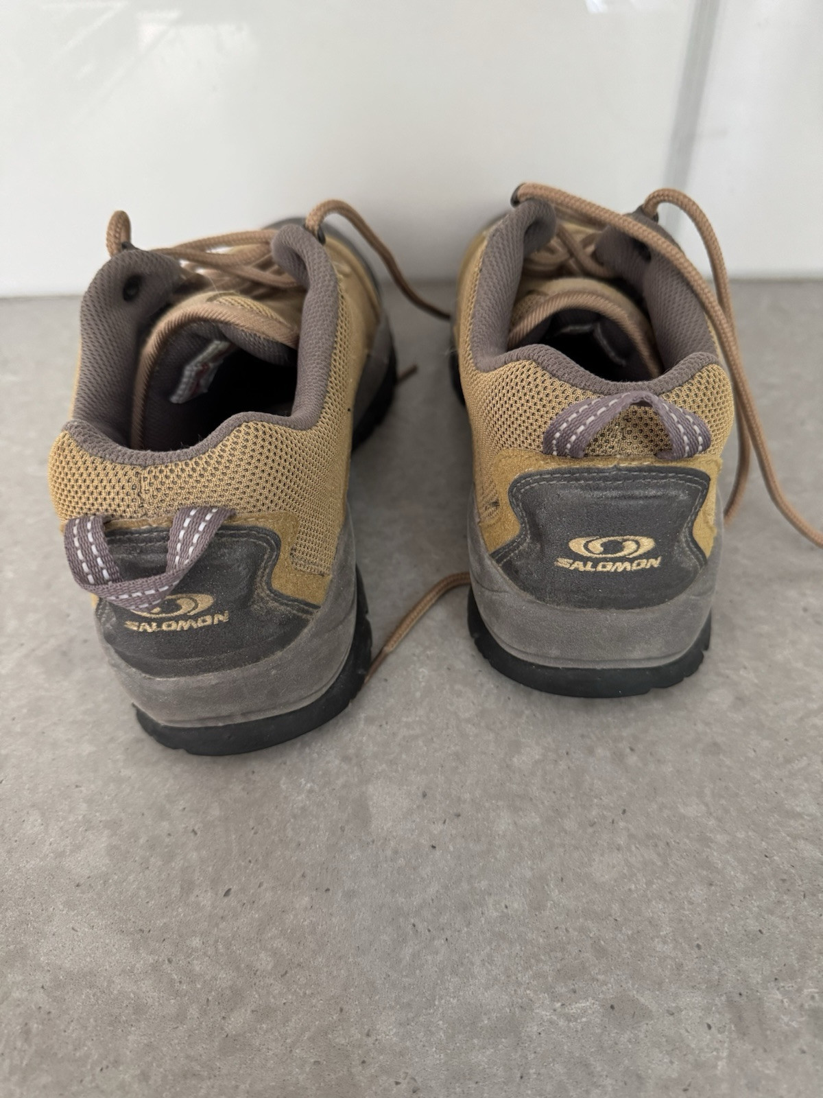 Scarpe da trekking donna Salomon marrone senape taglia 8 5