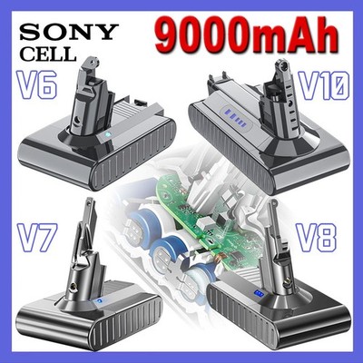9.5Ah Akku Für Dyson V8 V7 V6 V10 DC58 akku SV10 Animal Absolute Staubsauger.