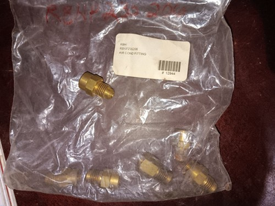 #ad Royal Brass 235206 Brass A C Fitting Bag of 6 $37.50