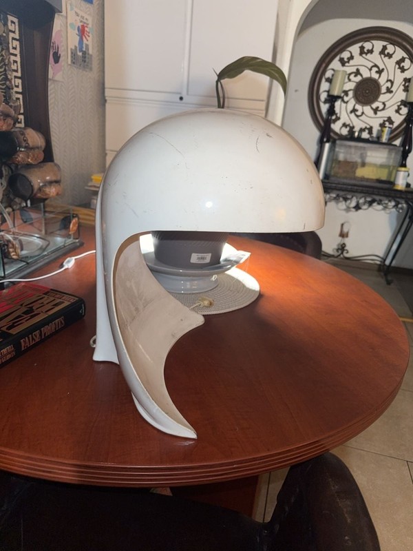 Vintage Mid-Century Modern Mushroom Table Lamp Beverly Wilshire Hotel