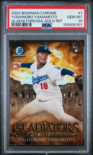 2024 Bowman Chrome - Yoshinobu Yamamoto #GOTD-1 for sale | eBay