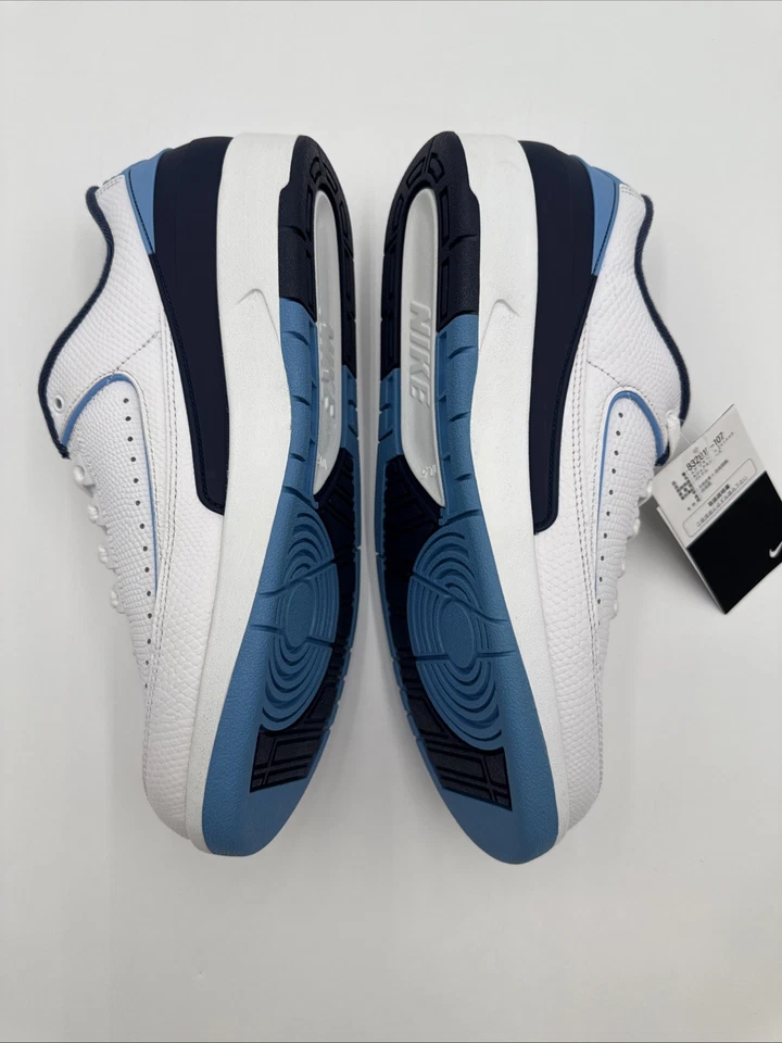 Air Jordan 2 Retro Bajo Medianoche Azul Marino 2016 Talla 10.5 Totalmente Nuevo 832819-107 Foto 3 de 4