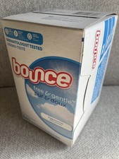 Bounce Free  Gentle Dryer Sheets, 240 Sheets, Unscented Fabric Softener Shee...