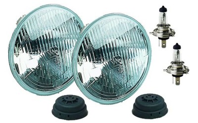 Hella 2395801 Vision Plus 7'' Round Sealed Beam Conversion Head Light Lamp Kit