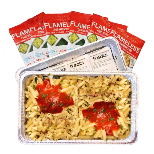 Almohadillas de calentamiento de alimentos sin llama (paquete de 6) - Calentadores de alimentos para fiestas desechables de buffet... - Imagen 7 de 7