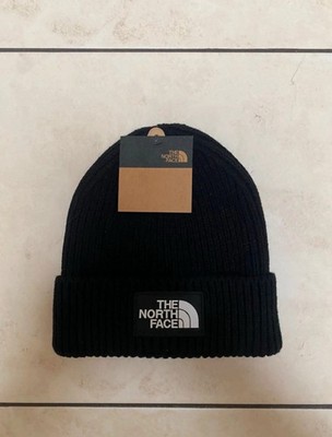 New The North face Beanie Hat Unisex Knitted Warm Winter Black UK