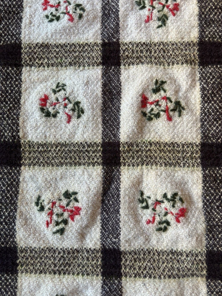 De colección Eslavo Polaco Cepelia Kilim Lana Corredor de Mesa Pared Colgante Fieltro Foto 3 de 3