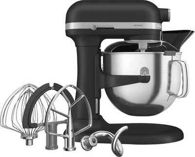 Kitchenaid Artisan Küchenmaschine 5KSM70SHXEBK Gusseisen Schwarz +Zubeh. B Ware