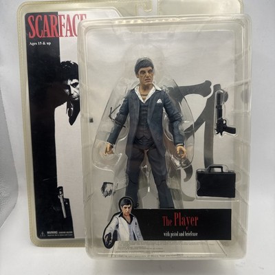 Scarface The Player Action Figure Black Suit Mezco 2005 Tony
