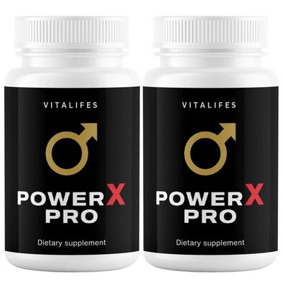 (2 Pack) PowerX Pro Advanced Male Support Max Supplement PowerXPro 60 Capsules