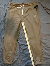 Billabong Mens Fleece Lined Jogger Sweatpants Neutral Taupe  Size Large BNWT