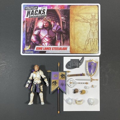 Boss Fight Studio Vitruvian H.A.C.K.S. King Lance Steelblade, Complete