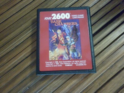 Atari 2600 Spiel DARK CHAMBERS (PAL) -red Label- getestet TOP bestes Spiel