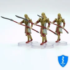Sun Elf Guard x3 - Return of the Dragons #9 D&D Icons of the Realms Miniature