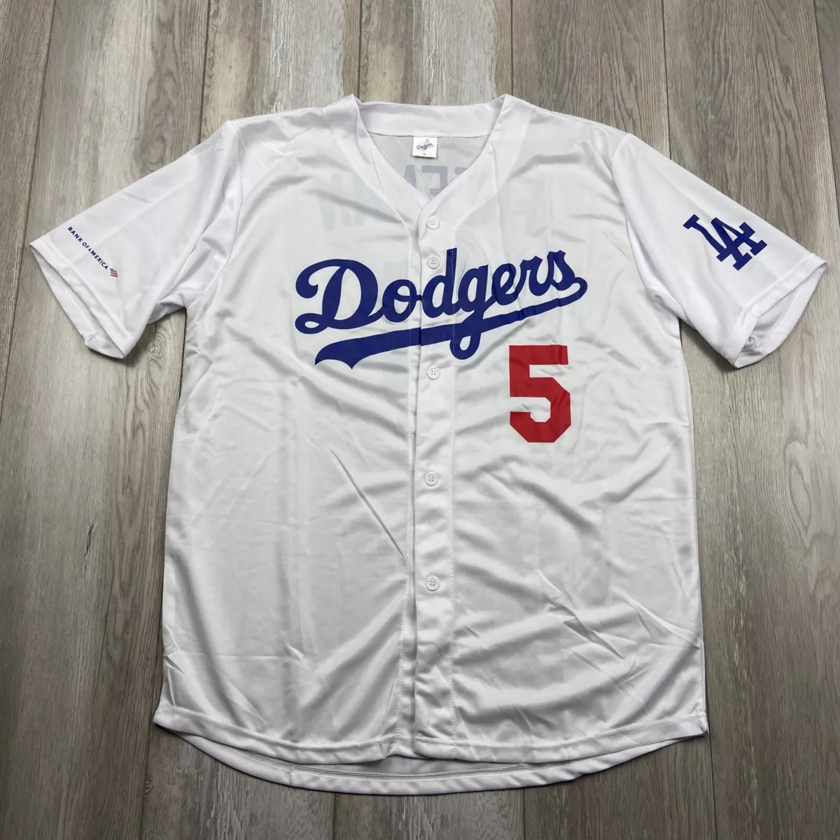 White and 2025 blue dodgers jersey