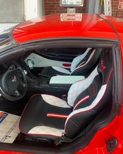 Chevy Corvette C5 Sports Synthetic Leather Seat Covers In New Design (1997-2004)